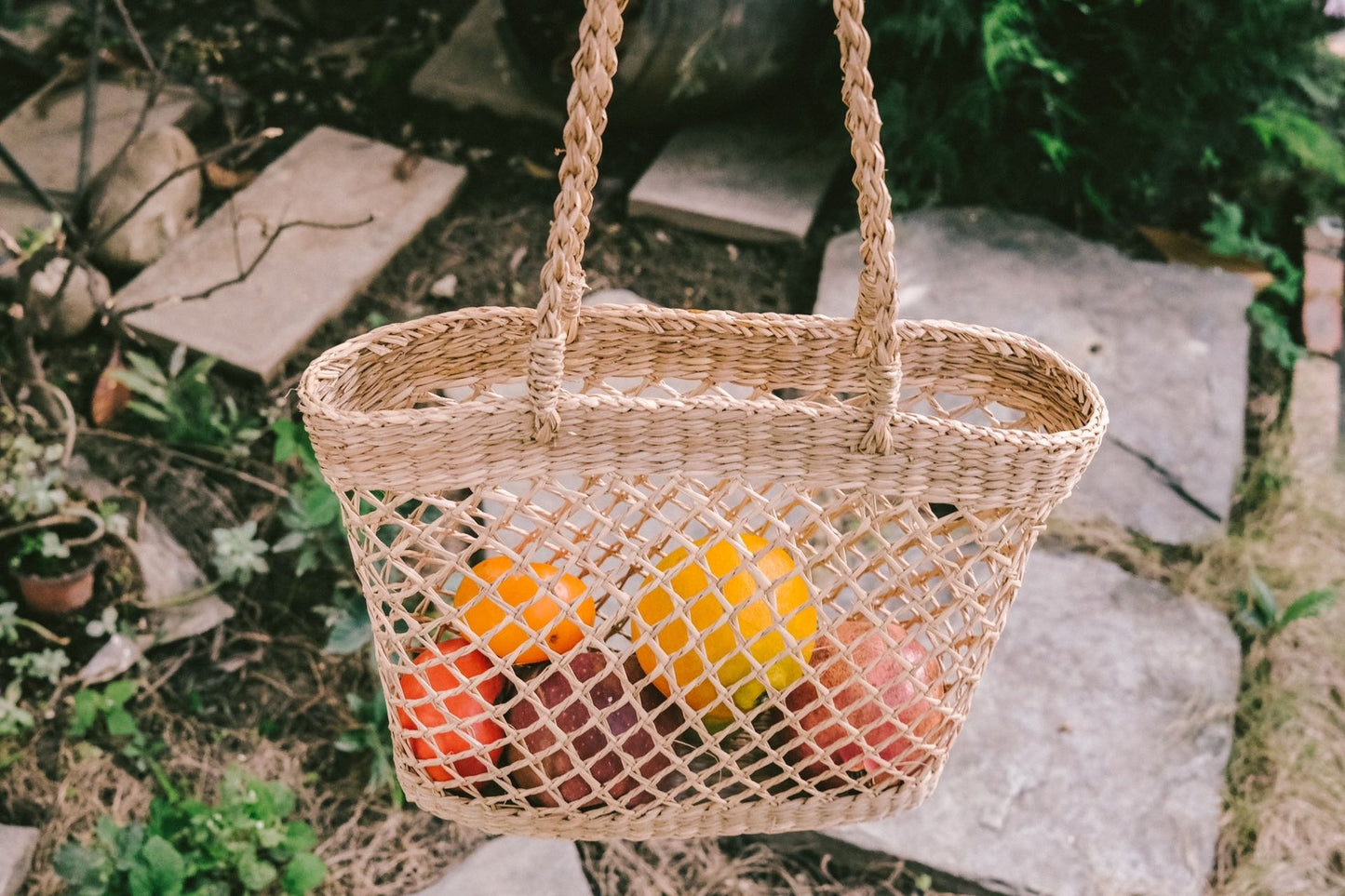 Woven Handbag  Fruit Basket